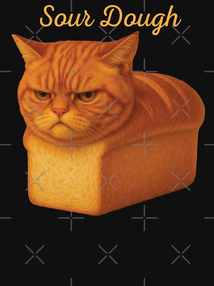 Funny Pure Bread Orange Tabby Cat Freshly Baked Sour Dough by d247