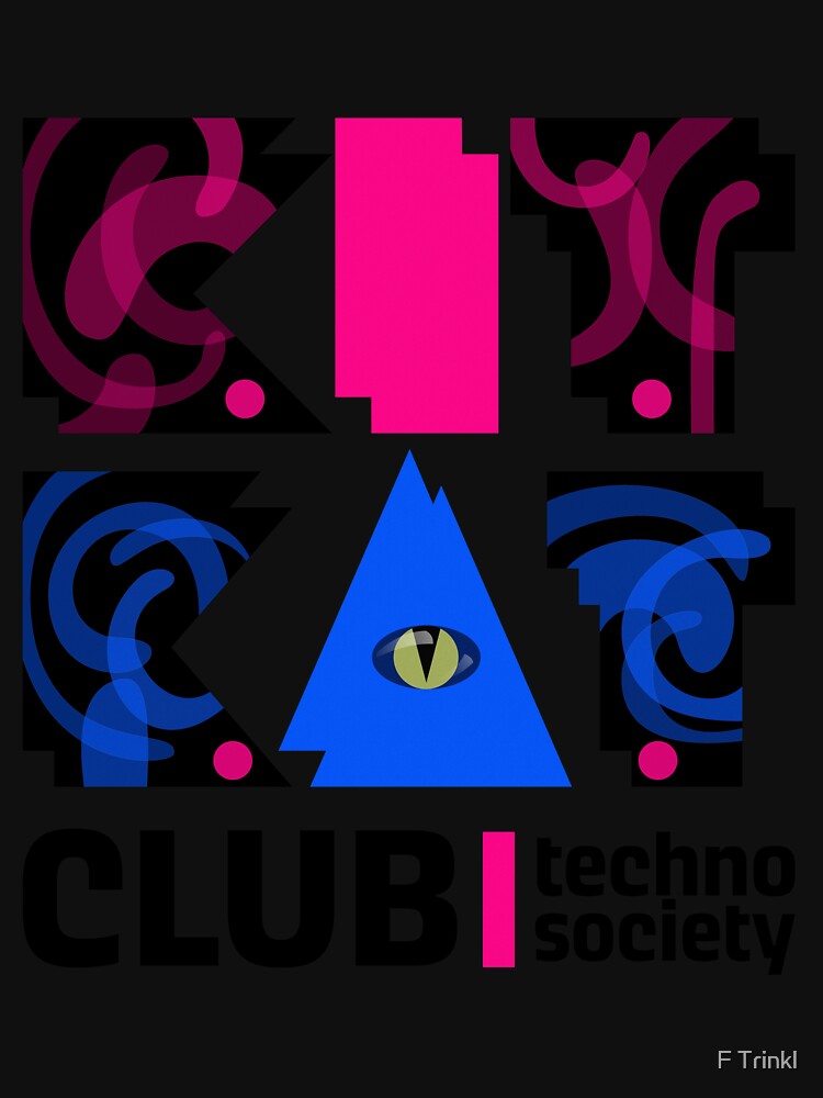Kit Kat Club techno society typography by Franco Moody