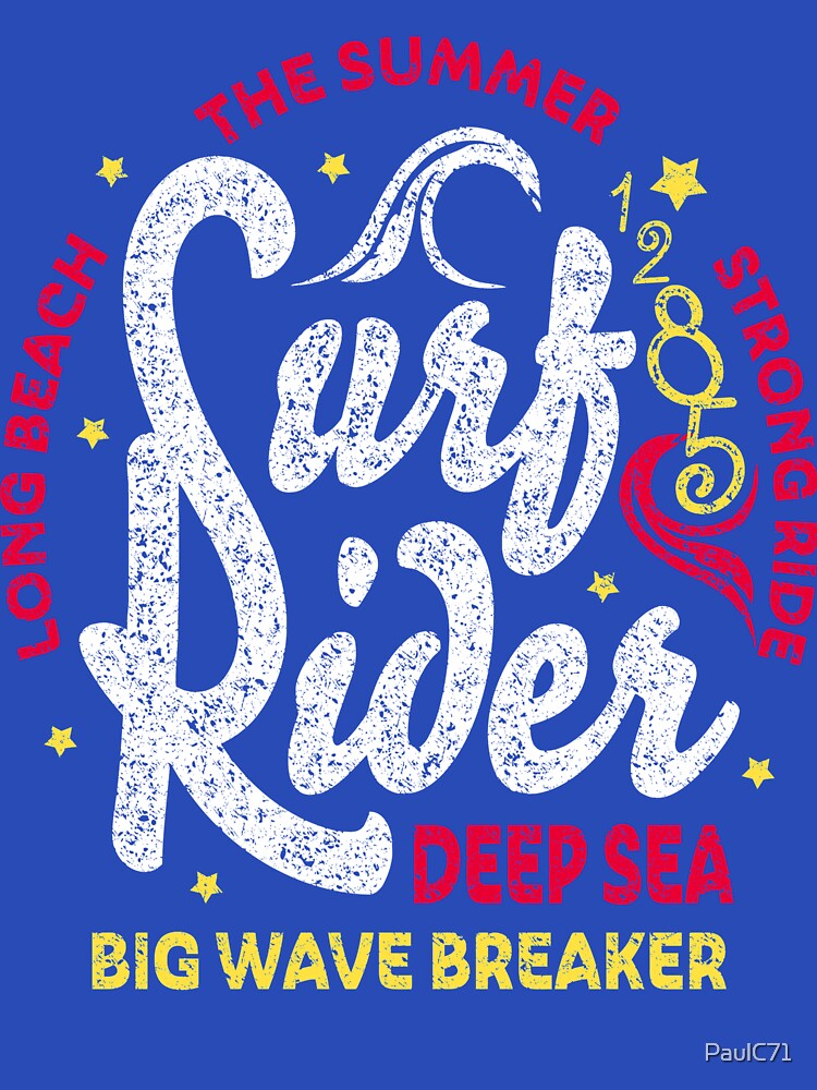 Surfing Design with Typography by PaulC71
