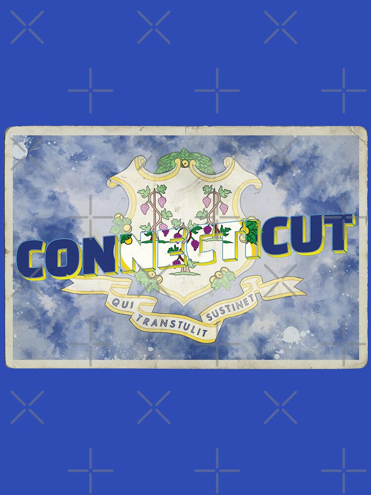 Connecticut vintage style retro souvenir by DeveloperProp0