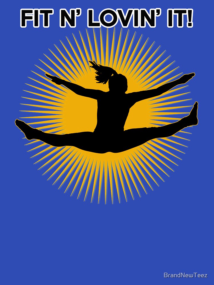 EXERCISE SHIRTS FOR WOMEN! AEROBIC FITNESS T-SHIRT by BrandNewTeez