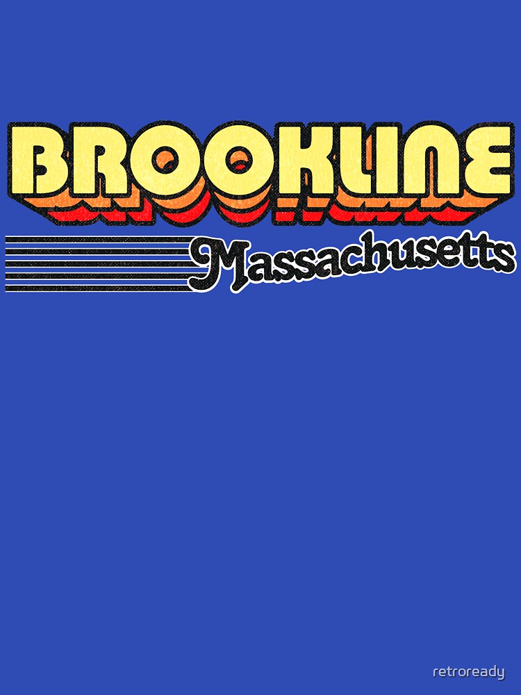 Brookline, Massachusetts | Retro Stripes by retroready