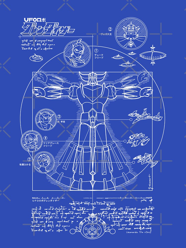 240 Grendizer Blueprint by Yexart