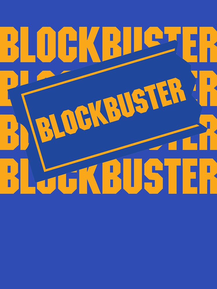Blockbuster Video Rental Store Logo by bigmadclothing