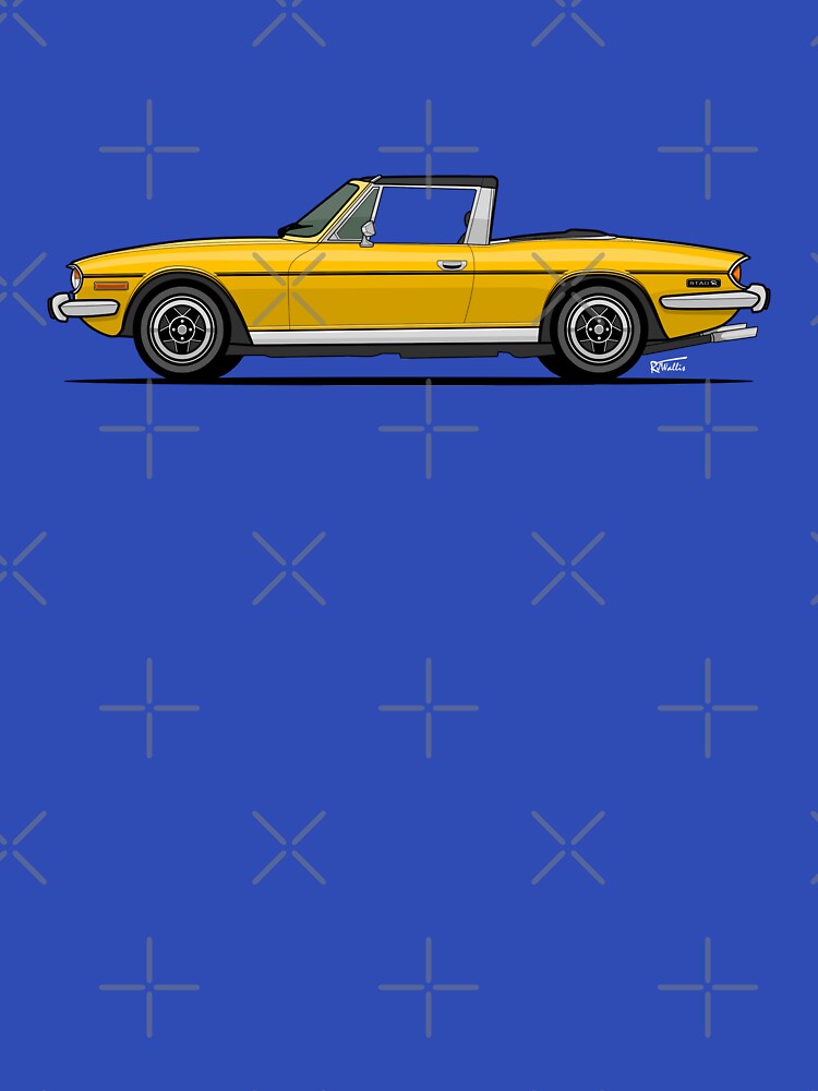 Triumph Stag Single Illustration by RJWautographics