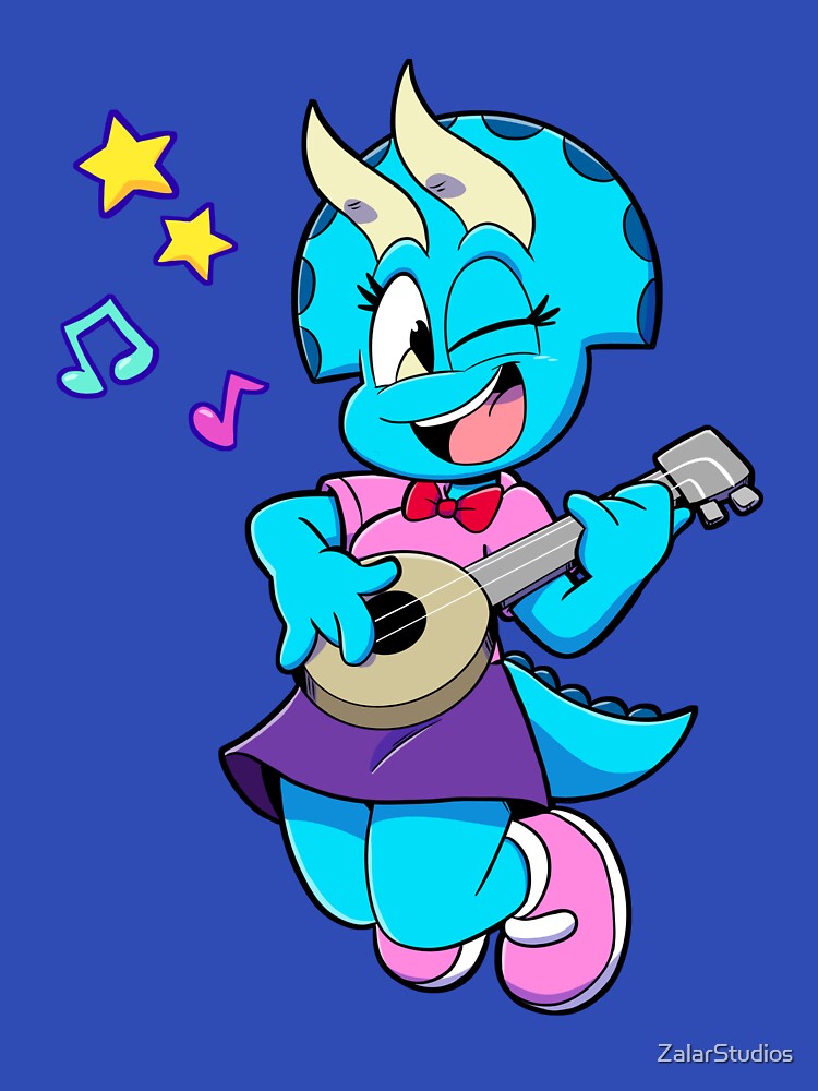 Trixie the musical Triceratops by ZalarStudios