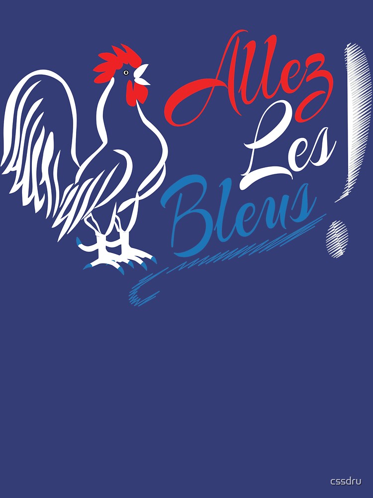 Allez Les Bleus Shirt France Soccer Football World Shirt by cssdru
