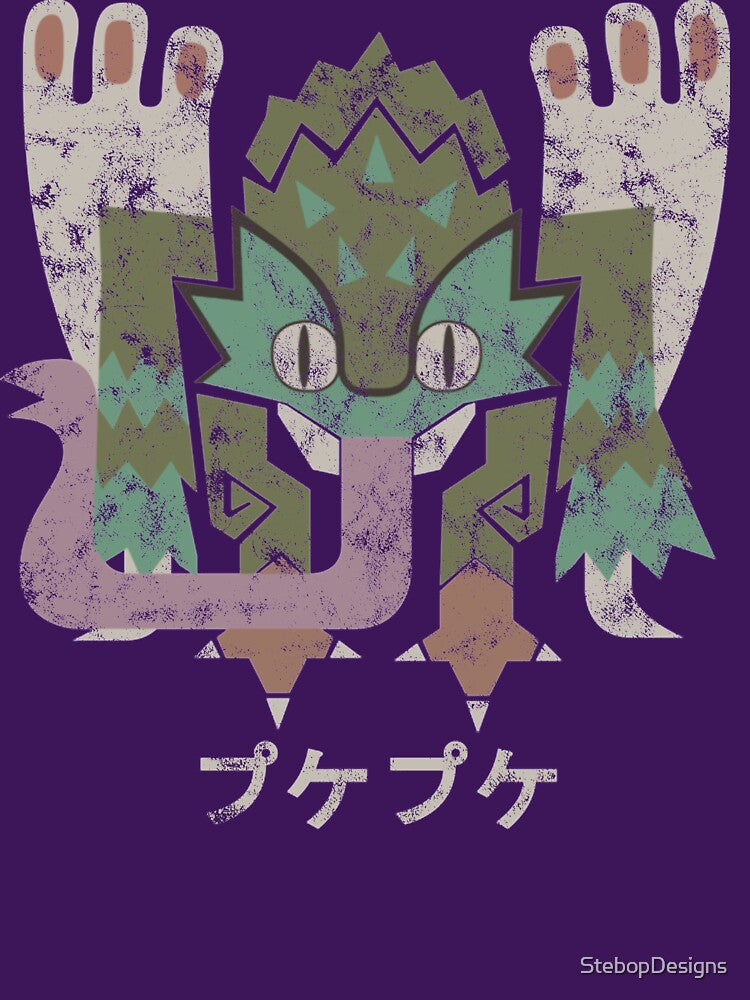 Monster Hunter World Pukei-Pukei Kanji Icon by StebopDesigns