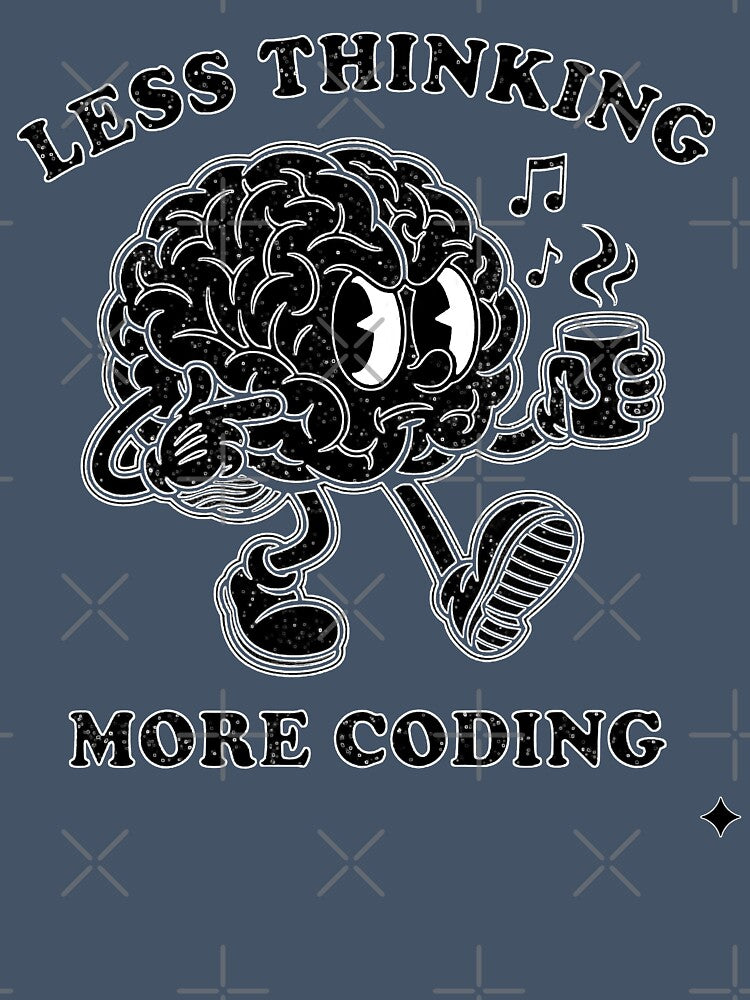 Programmer Humor Design – Adorable Brain Cartoon for Coders by InkSpireSport