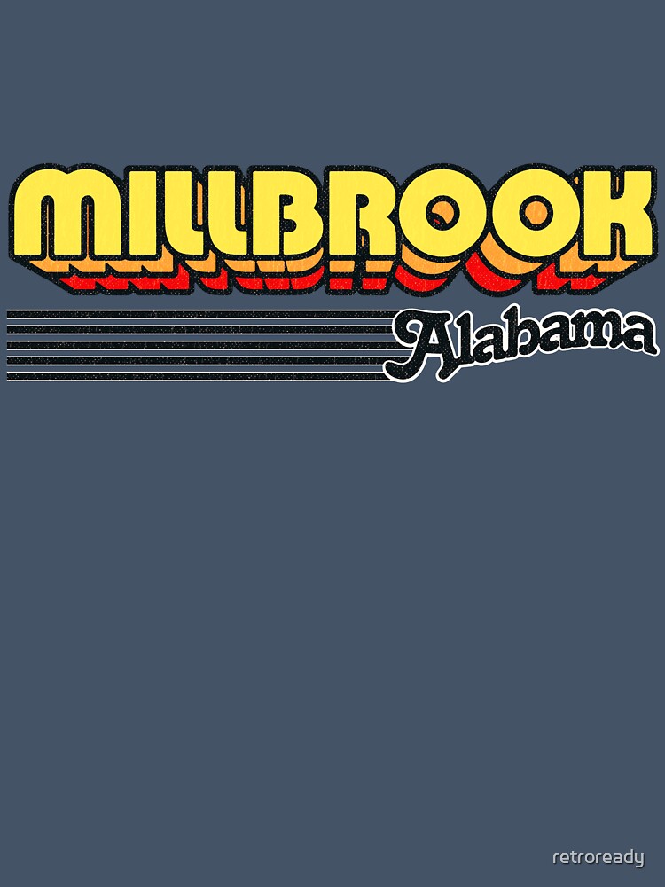 Millbrook, Alabama | Retro Stripes by retroready