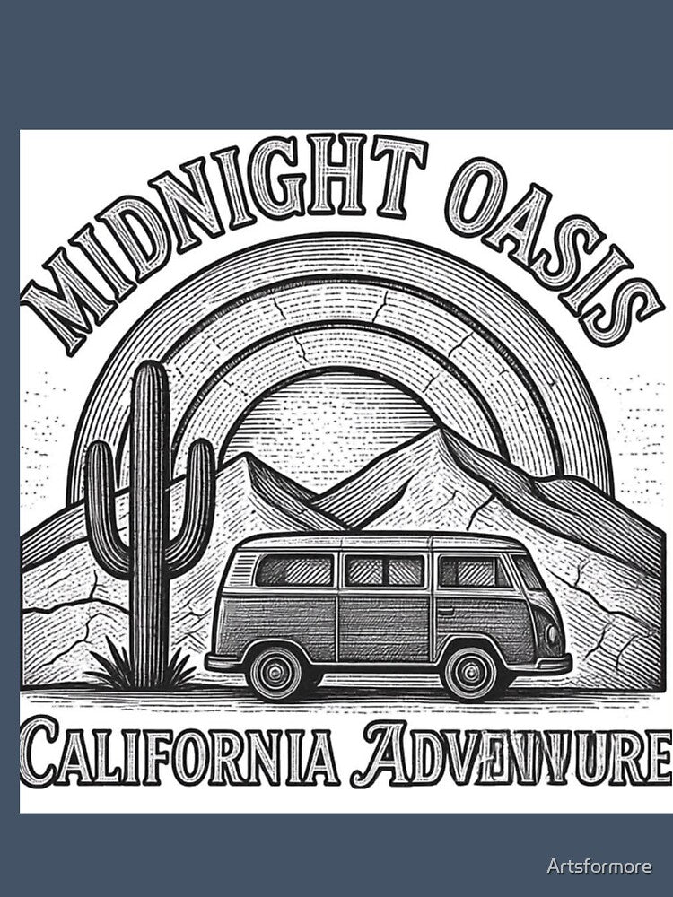 vintage california adventure design by Artsformore