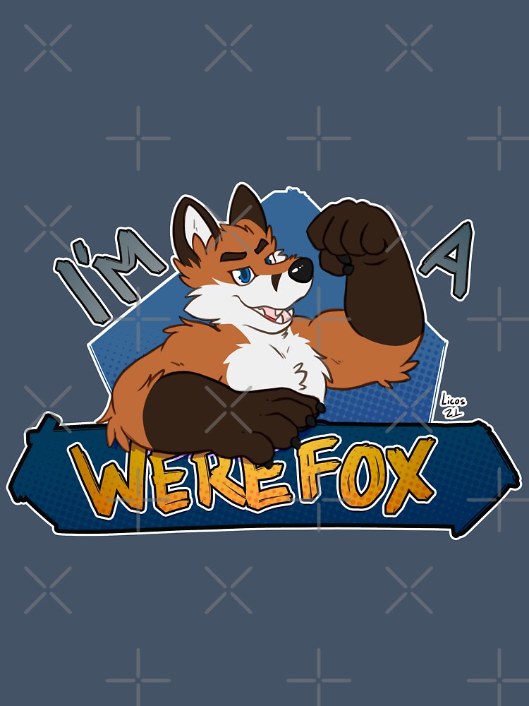 I'm a werefox, red by licographics