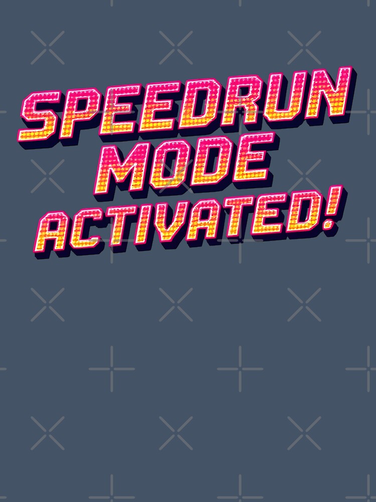 Speedrun Mode Activated: Retro Pixel Screen by Jollys-ArtShop
