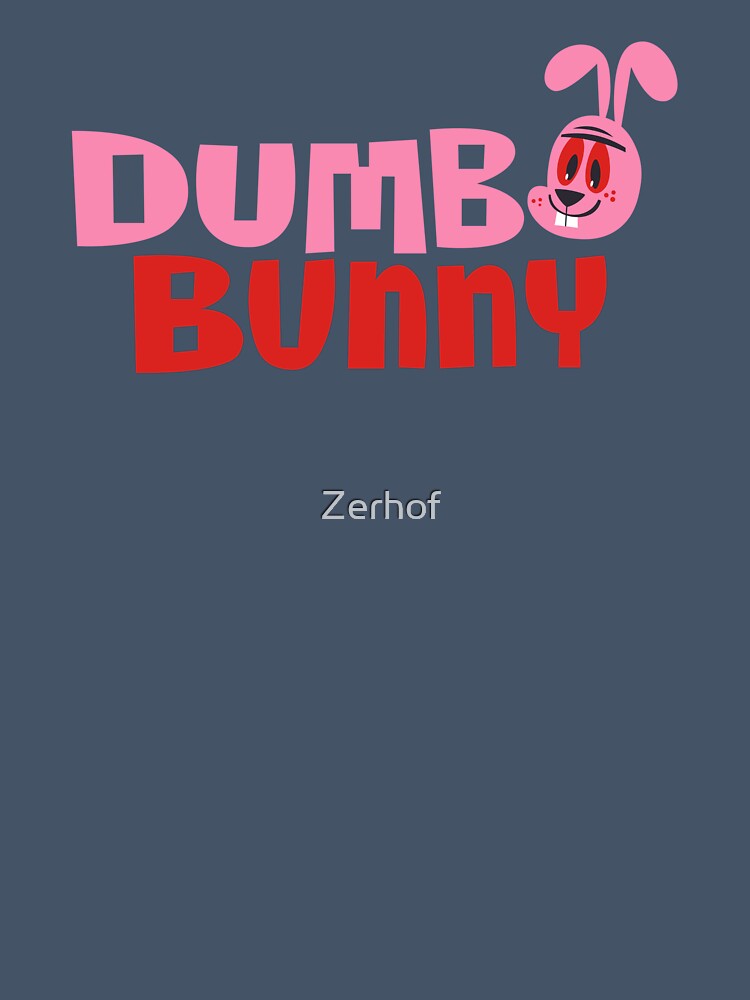 Dumb Bunny Retro Cartoon by Zerhof