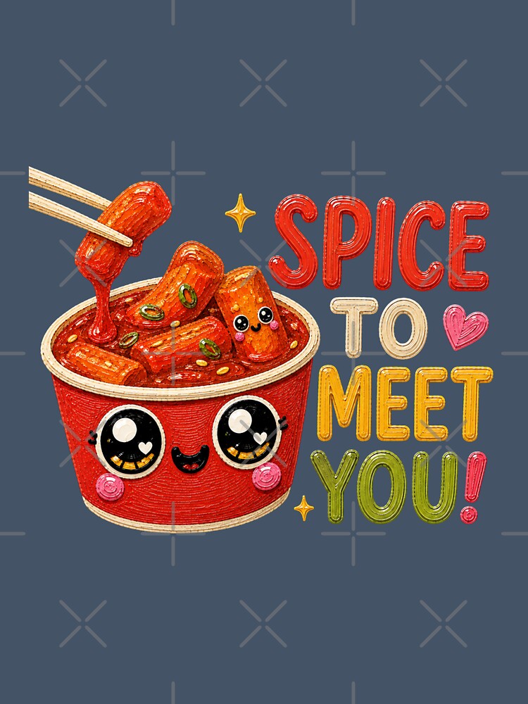 Spice to Meet You Cute Spicy Noodles by Liv Solara