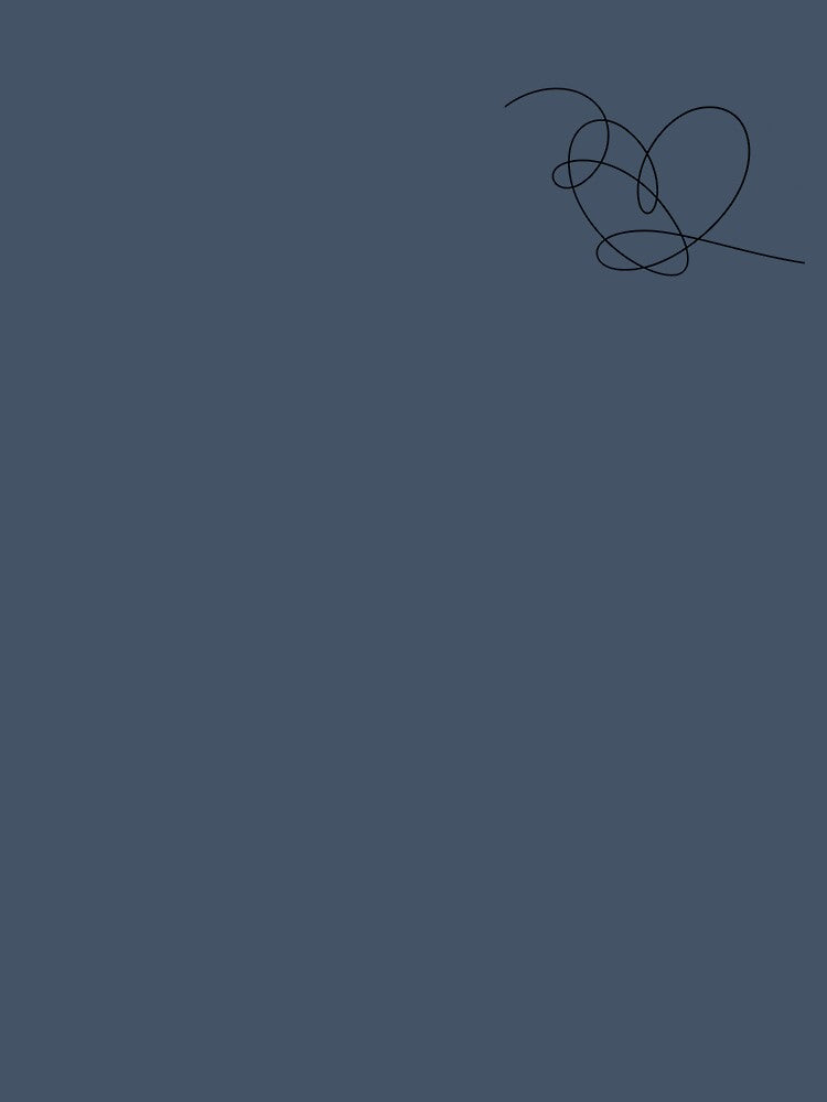 BTS Love Yourself Flower- Minimalist heart by coconutkoko