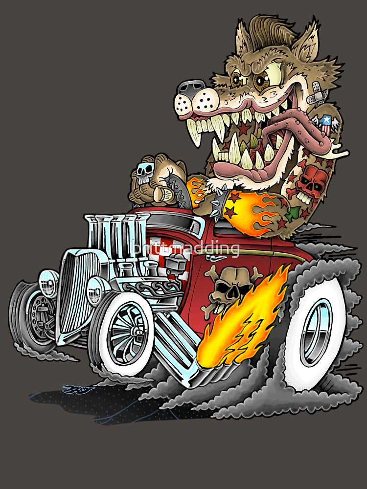 Wild Wolf Hot Rod by brittmadding