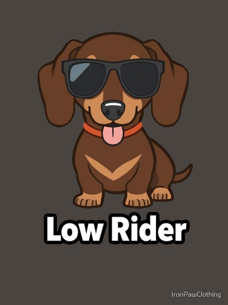 Low Rider – Dachshund by IronPawClothing