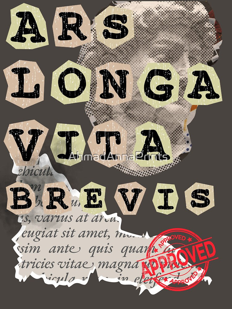 Ars Longa Vita Brevis - Antique Statue Aesthetic Art by AhmadAnnaPrints