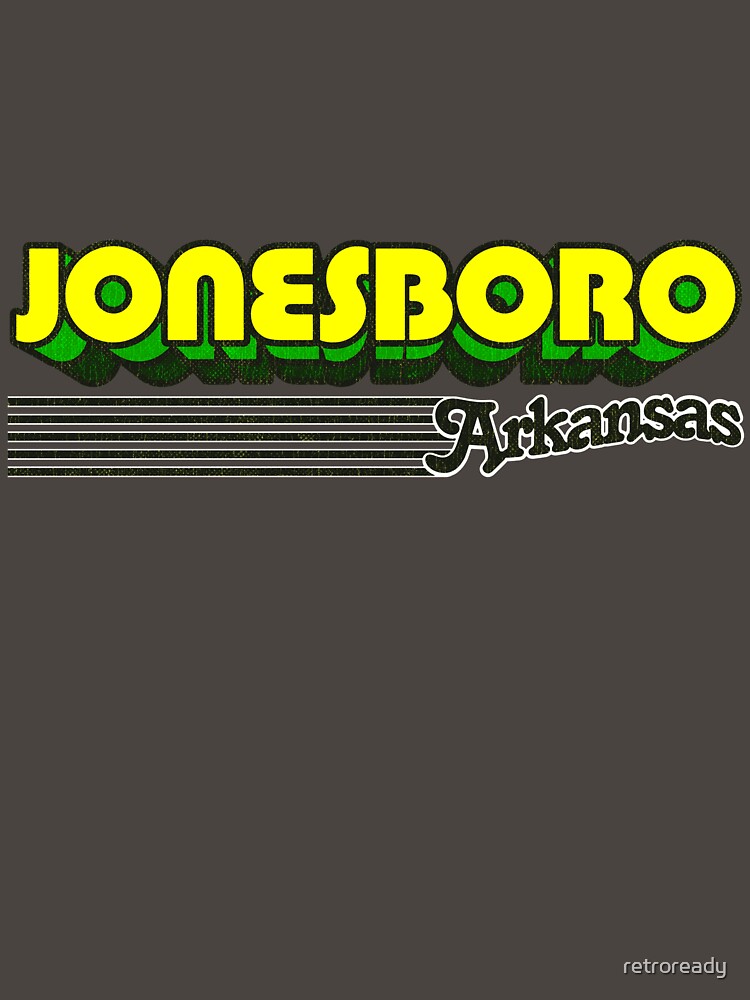 Jonesboro, Arkansas | Retro Stripes by retroready