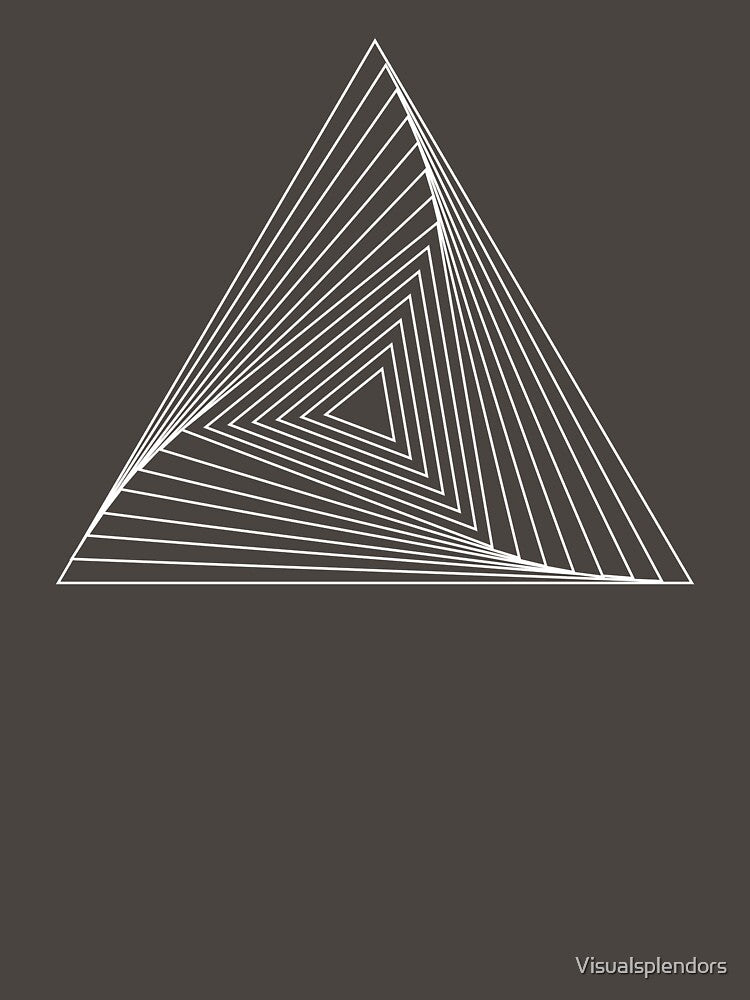 Triangle Tunnel Illusion by Visualsplendors