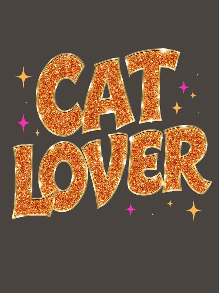 CAT LOVER TYPOGRAPHY by BKDIGITALSHOP