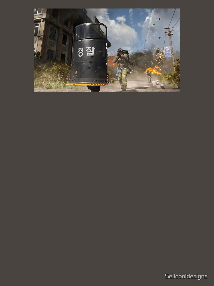COD MW4 DMZ Riot Shield Art by Sellcooldesigns