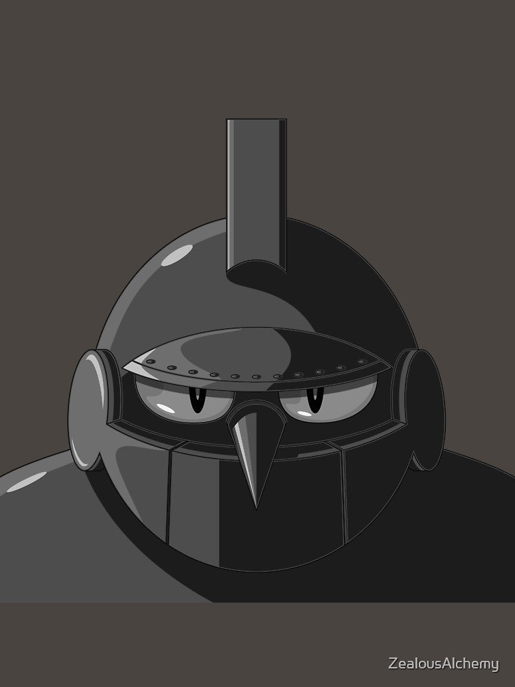 Tetsujin 28 (Gigantor) Vector Cutout - Black & White Variant by ZealousAlchemy