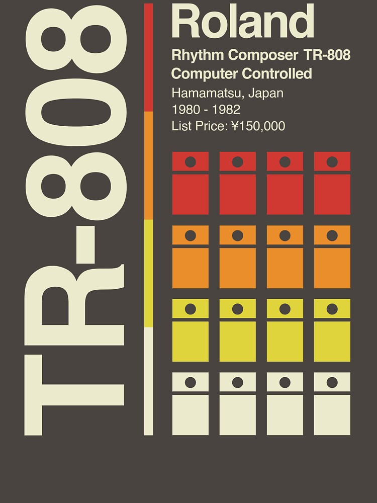 TR-808 Vertical by OscillateNOW