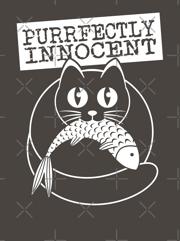 Just a purrfectly innocent catloaf - Cute design for cat lover with funny relatable saying by Scolliecat
