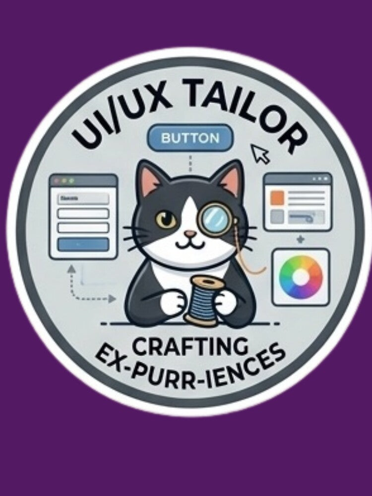 Funny Programmer Gift UI UX Tailor Cat Developer Humor Shirt by Dev Mode
