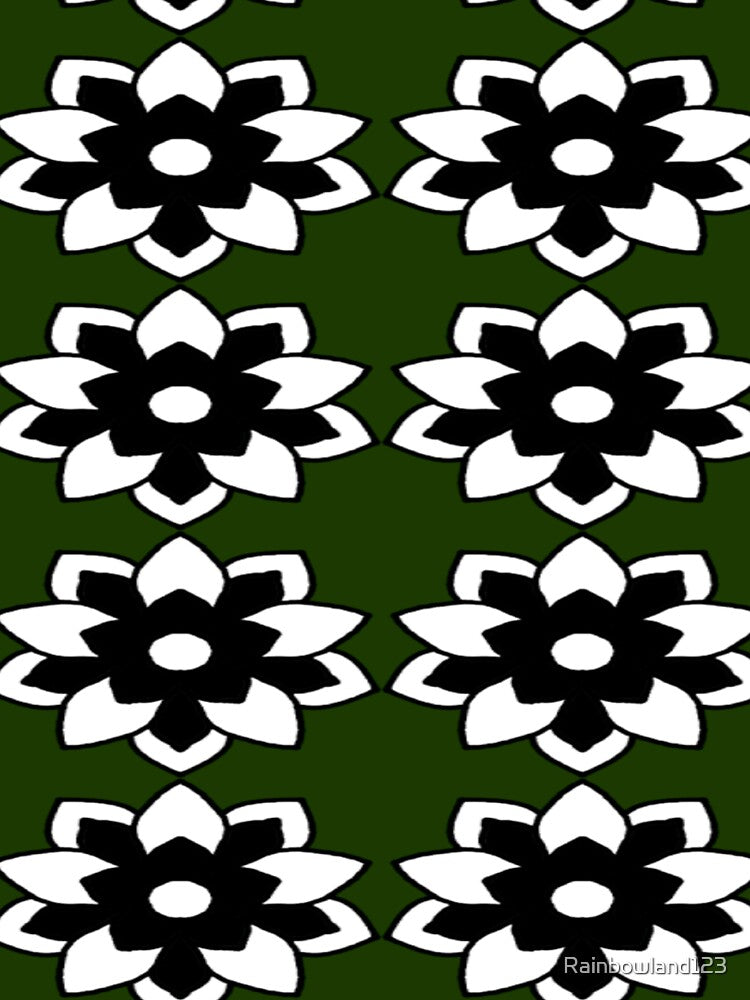Beautiful Black And White Flower by Rainbowland123