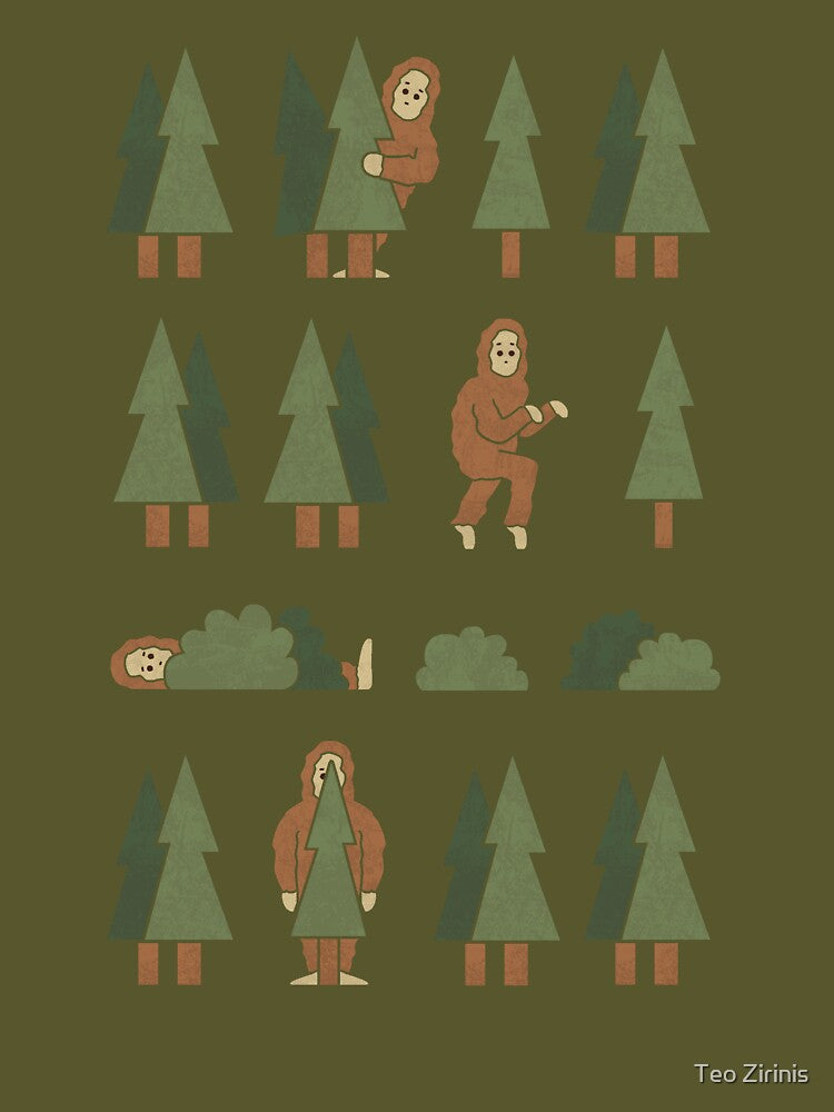 Bigfoot Forest by HandsOffMyDinosaur