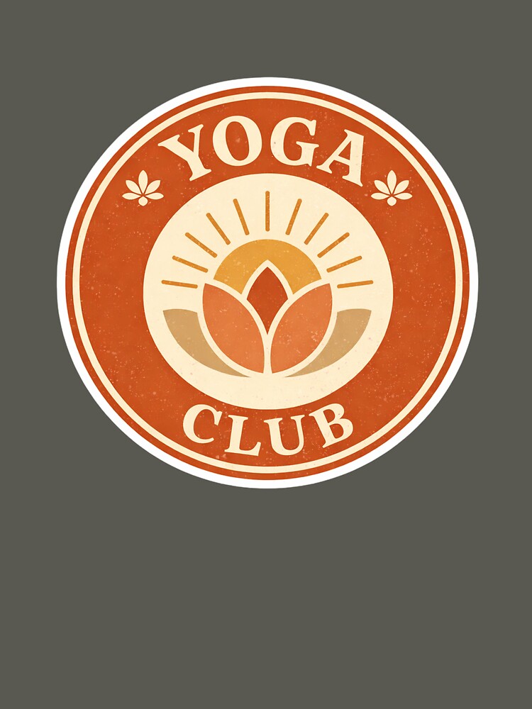 Yoga Club – Vintage Lotus Badge by EastEndTownie