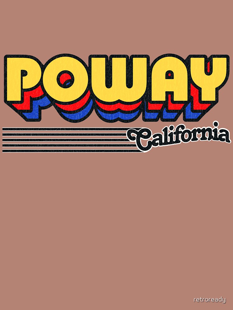 Poway, California | Retro Stripes by retroready