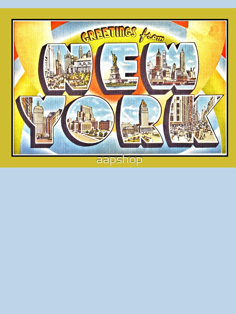 Greetings from New York Forties Fifties style by aapshop