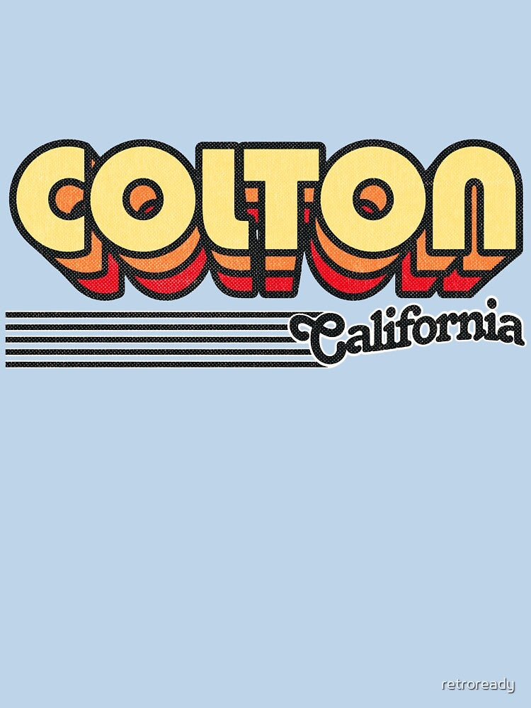 Colton, California | Retro Stripes by retroready