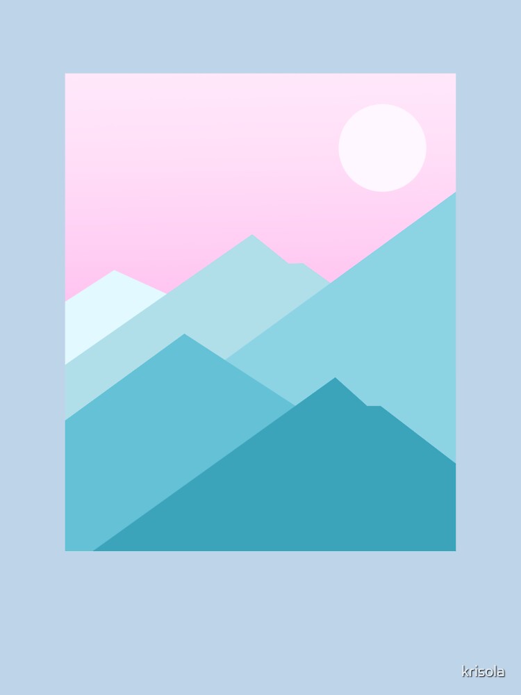 Minimalist Mountains by krisola