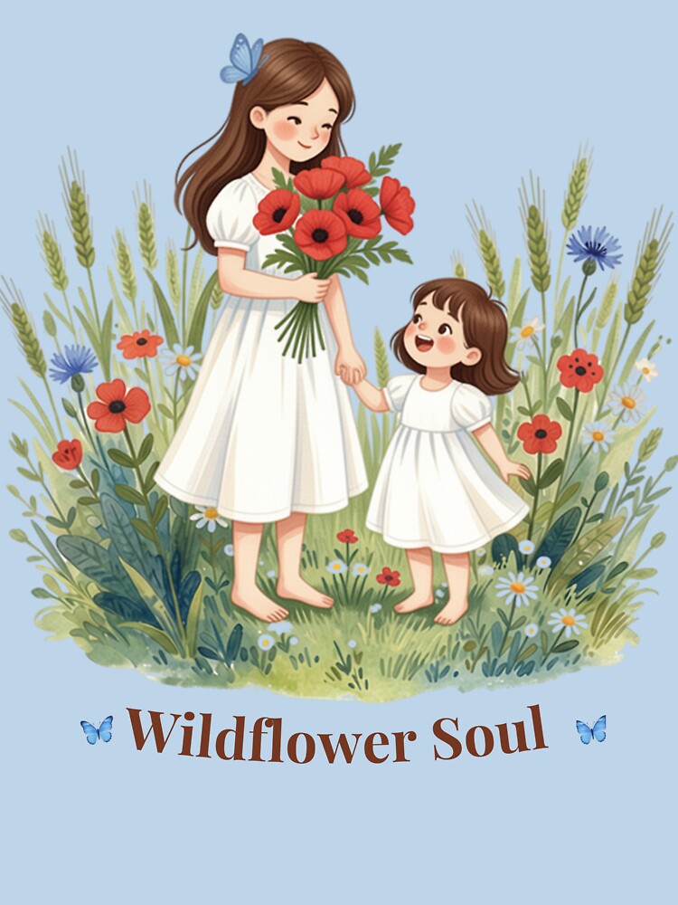 Wildflower Soul – Sisters in a Summer Meadow by BCapybara