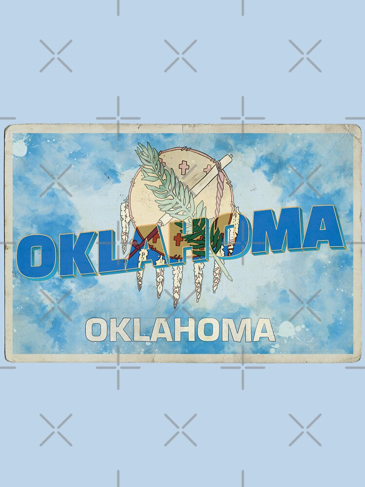 Oklahoma vintage style retro souvenir by DeveloperProp0
