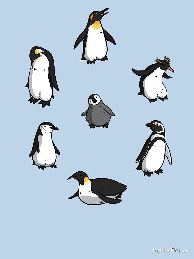 Cute Penguin Pattern by Joshua Pruner