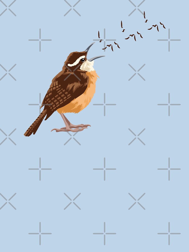 Carolina Wren singing by Captain Chromatic