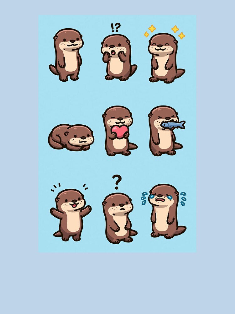 The Nine Phases of Being an Otter by Ayrshiredesigns