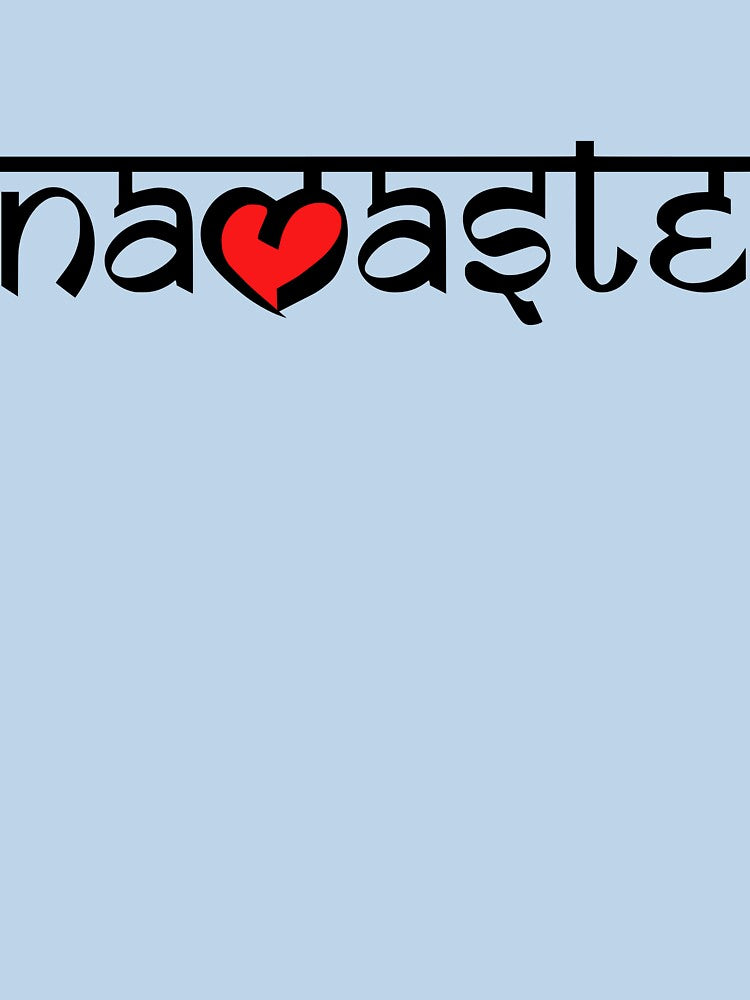 Love Yoga: Sanskrit Namaste Heart <3 by NameThatShirt