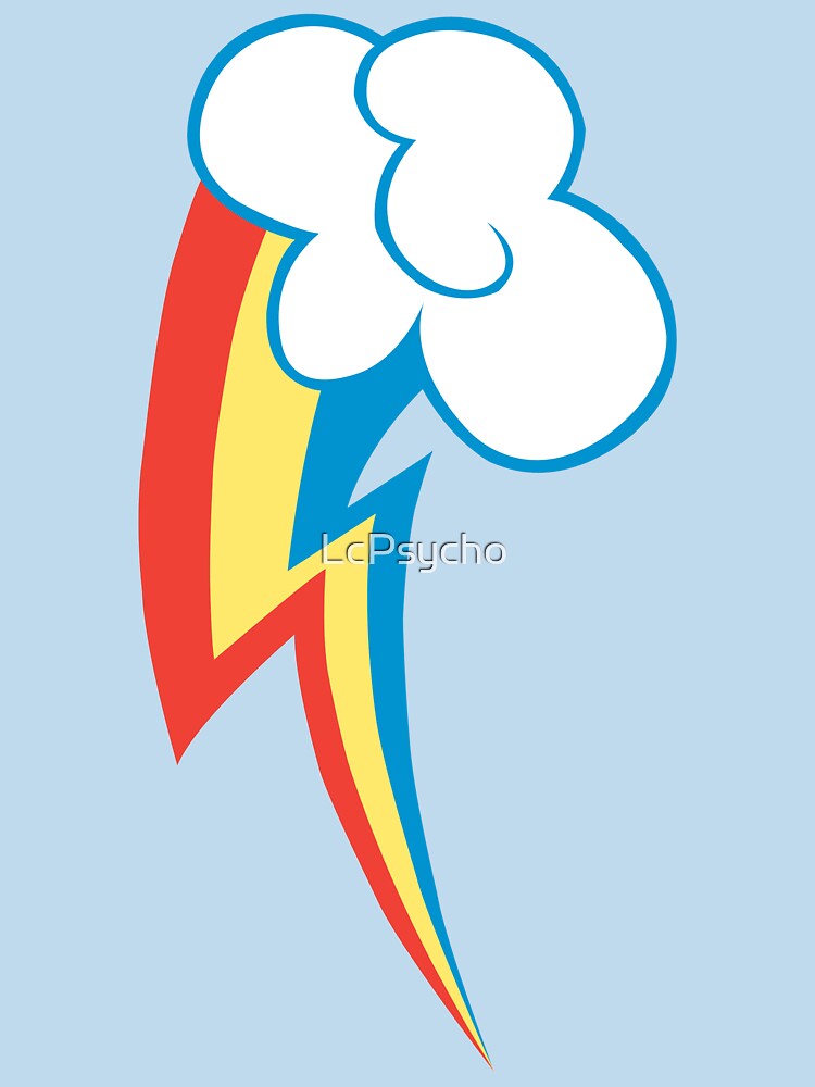 Rainbow Dash Cutie Mark by LcPsycho