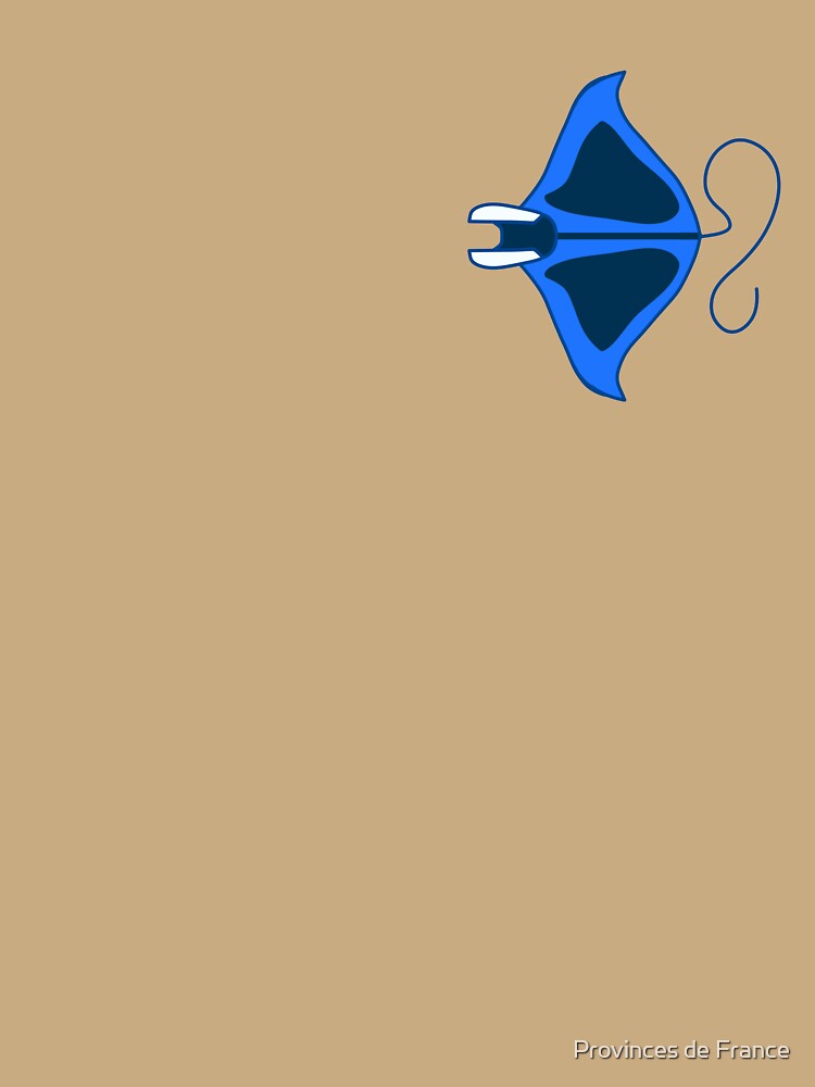 Manta Blue Linear Stylized by Provinces de France
