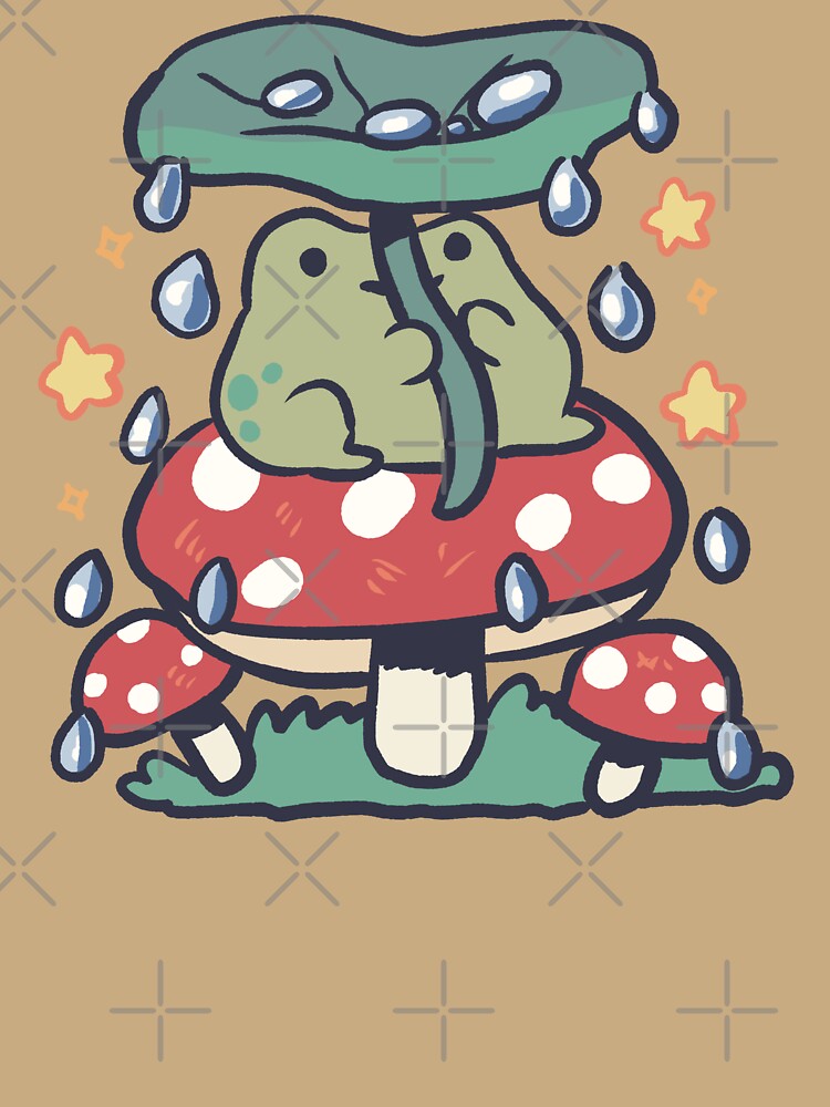 frog on a mushroom by Artofmayara