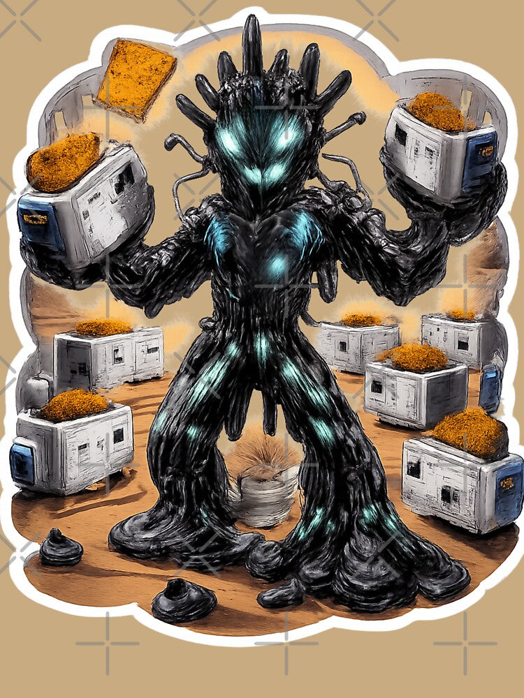 Liquid Magnet Man: Vintage, Sci-Fi by Fantasy Masterpiece