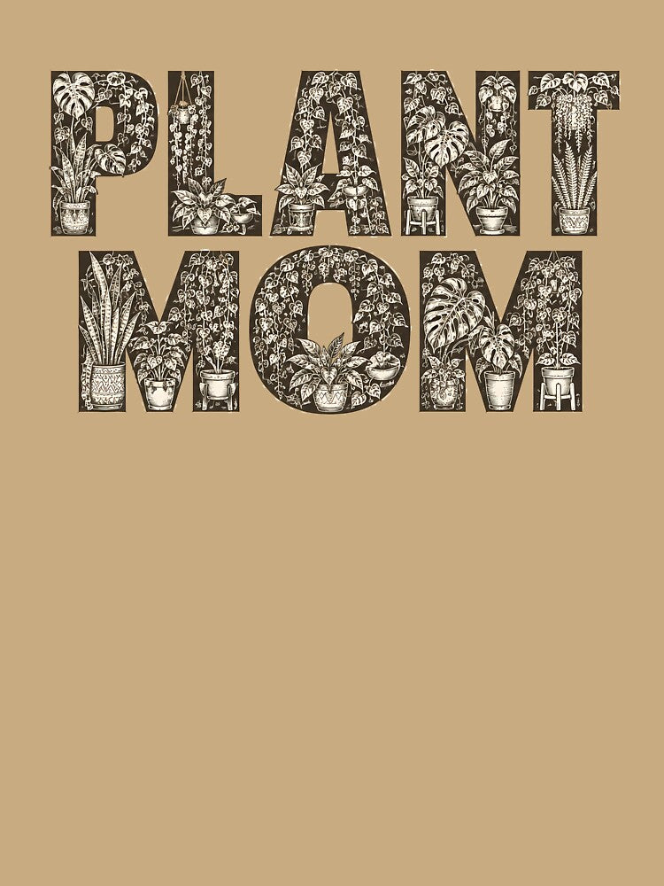 Plant Mom Cute Botanical Houseplant Lover T-Shirt by BeloDesignLab