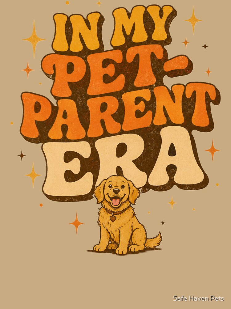 In My Pet Parent Era Shirt – Funny Dog Mom Dog Dad Retro by Safe Haven Pets